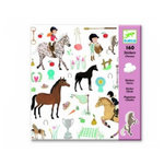 Djeco Stickers papiers Chevaux 160 pieces
