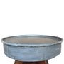 Voir la diapositive 5 : VIDAXL Table basse bois de recuperation melange 60x45 cm argente