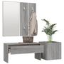 Voir la diapositive 4 : VIDAXL Ensemble de meubles de couloir Sonoma gris Bois d'ingenierie
