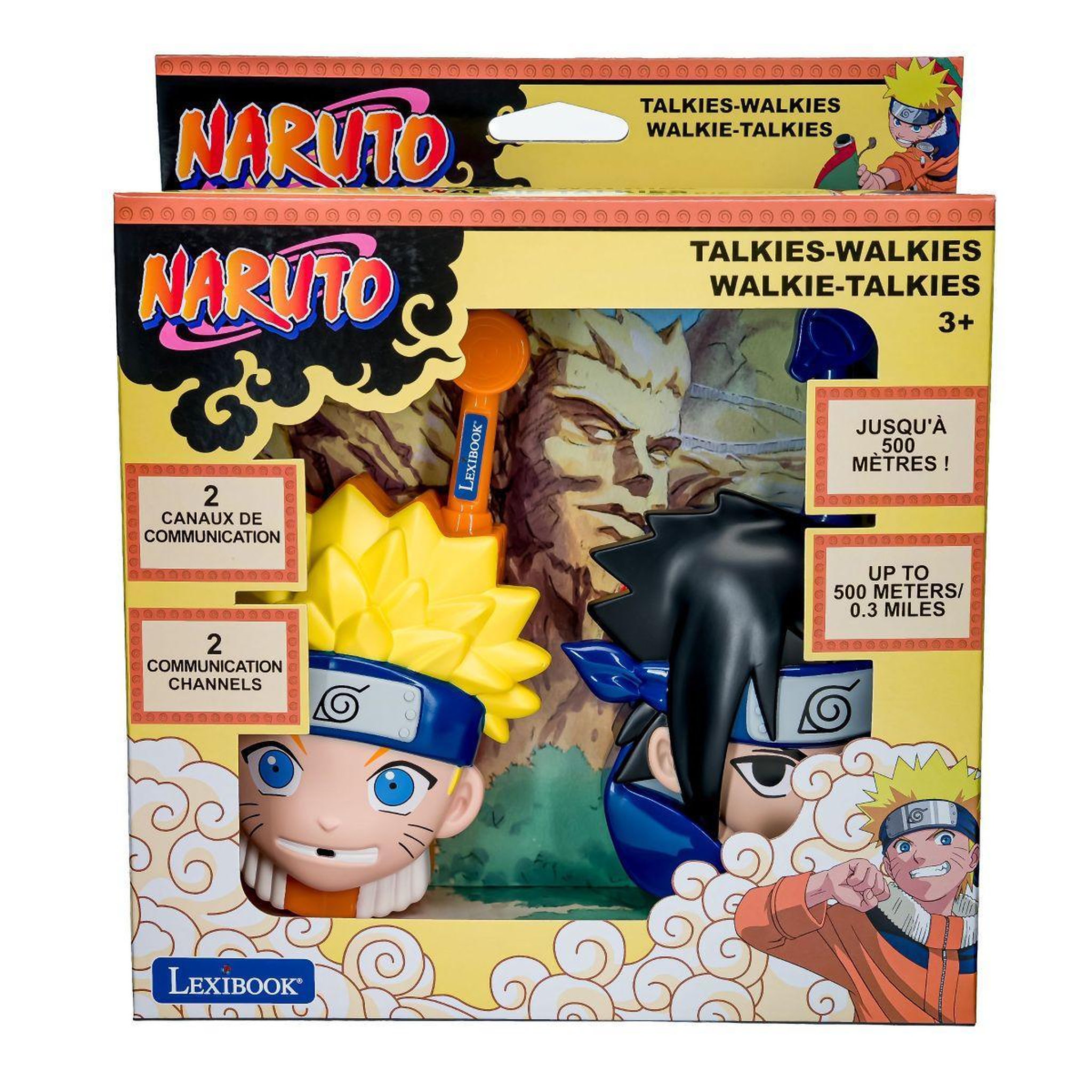 Voir la diapositive 3 : Lexibook Talkies-walkies Naruto 3D