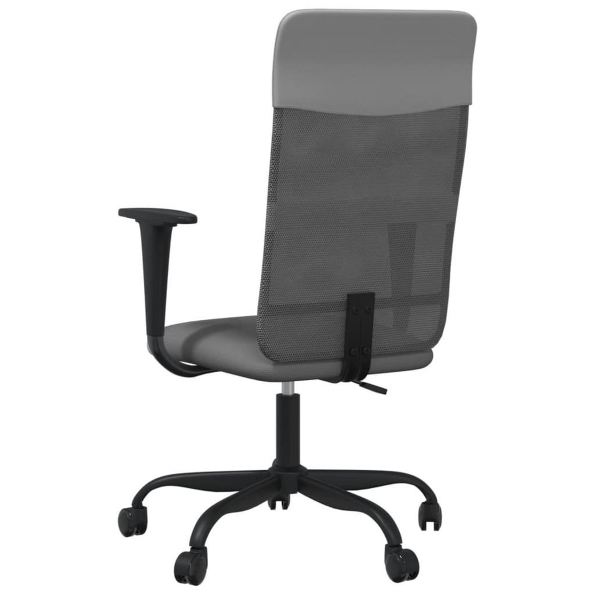 VIDAXL Chaise de bureau reglable en hauteur gris