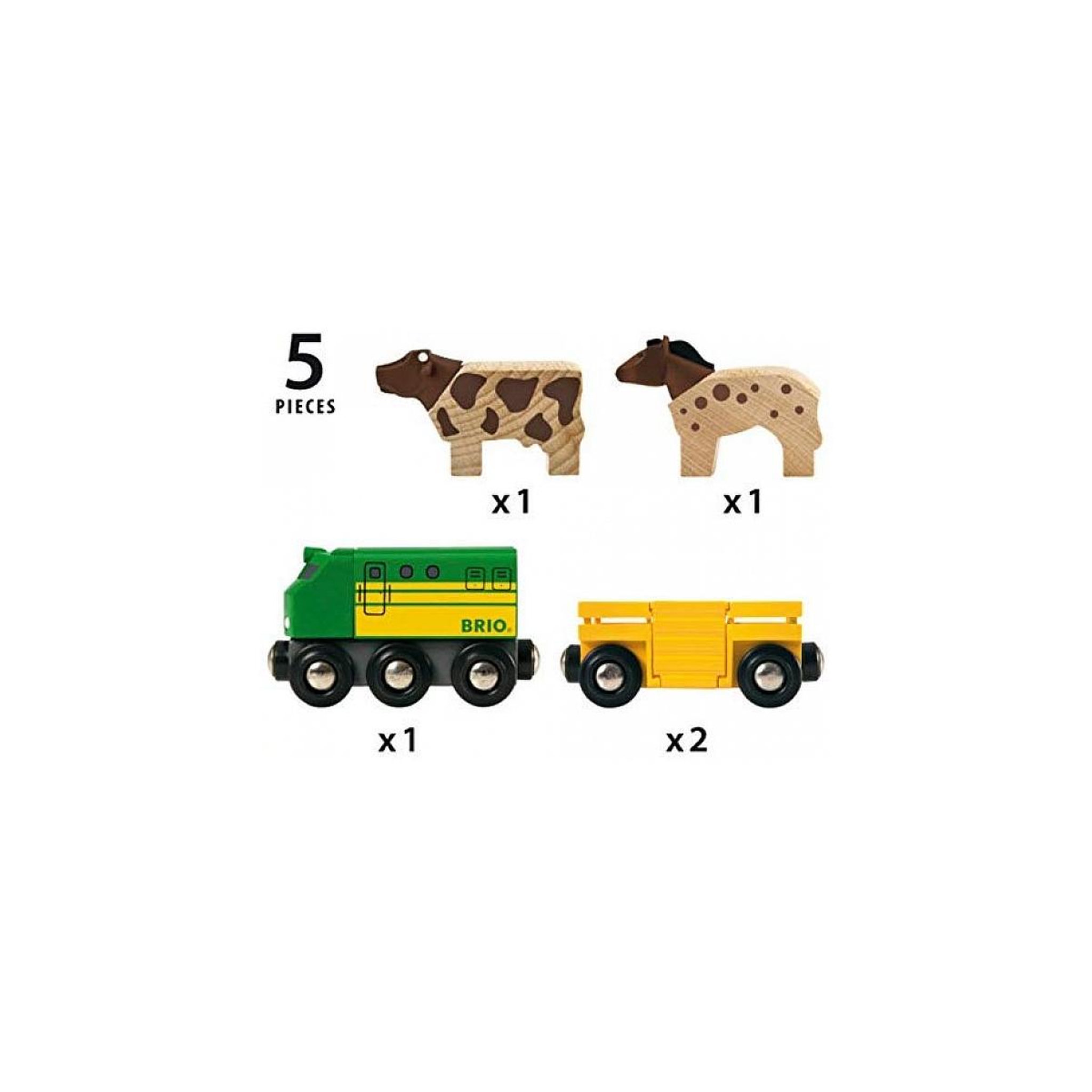 Voir la diapositive 4 : Brio 33404 Train des Animaux de la Ferme