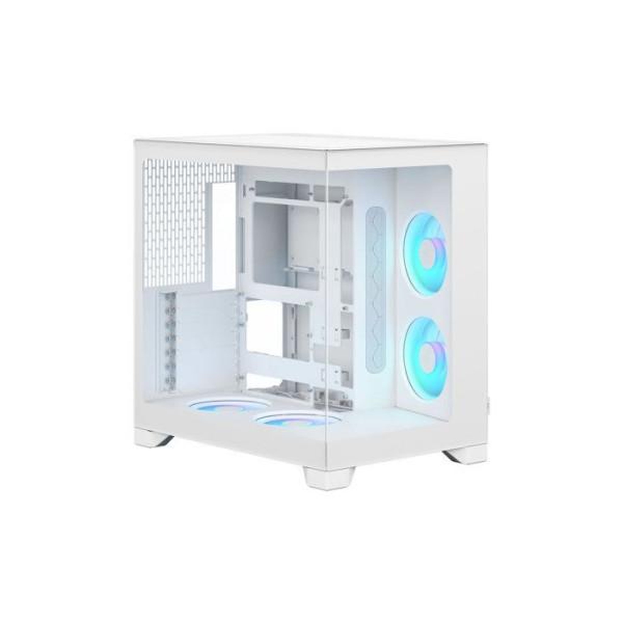 Voir la diapositive 3 : Fractal Design Boîtier PC - FRACTAL DESIGN - FD-C-POV2A-03 Pop 2 Vision White RGB - Panneau vitré - Éclairage RGB - ATX - Blanc