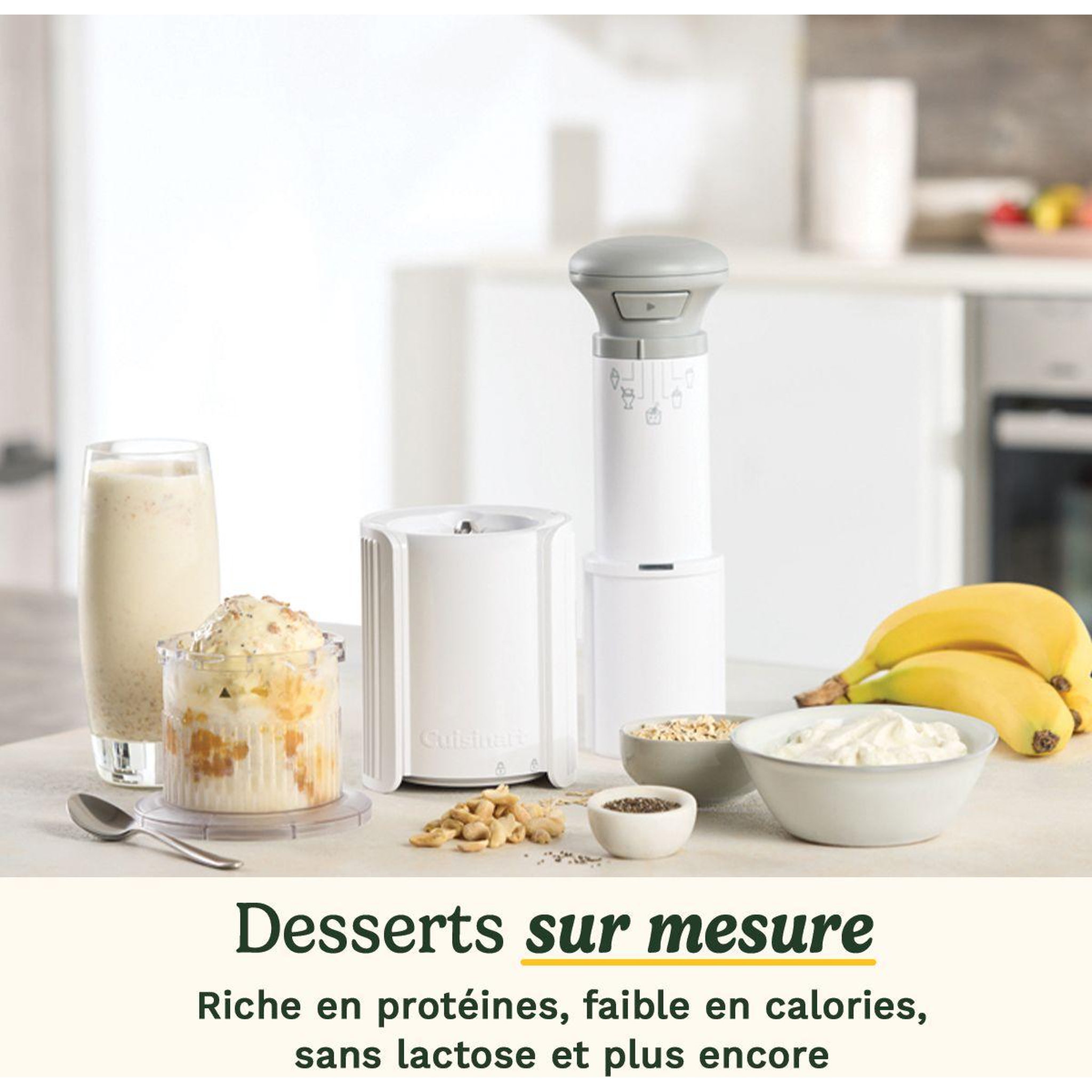 Voir la diapositive 4 : Cuisinart Sorbetière freeze wand icefd10e