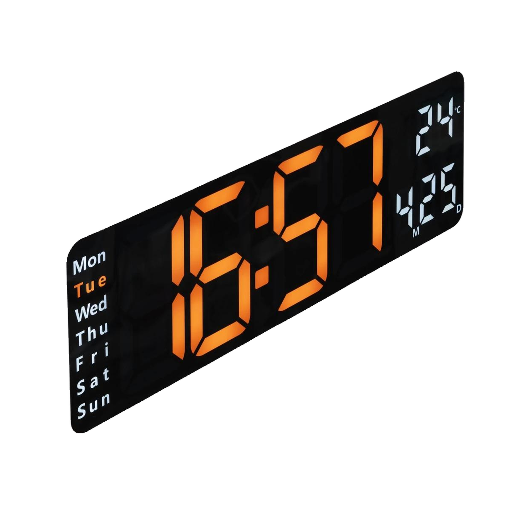 Voir la diapositive 3 : Hama Horloge Murale Hama Santa Cruz affichage LED