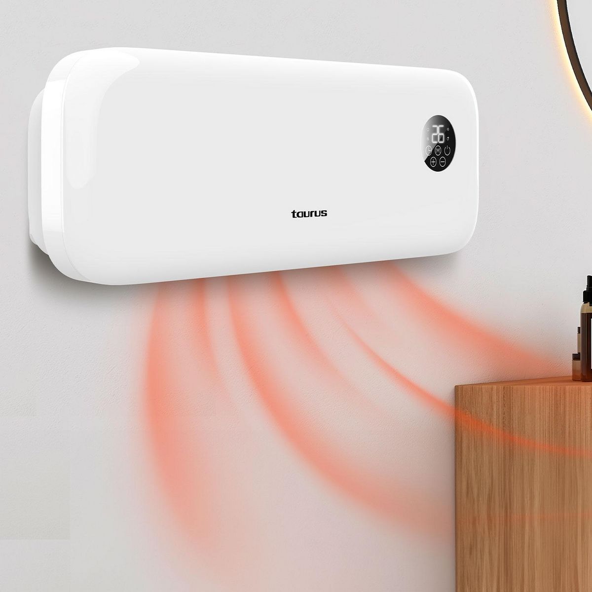 Taurus Chauffage mural céramique 2000w blanc - rcmb 22