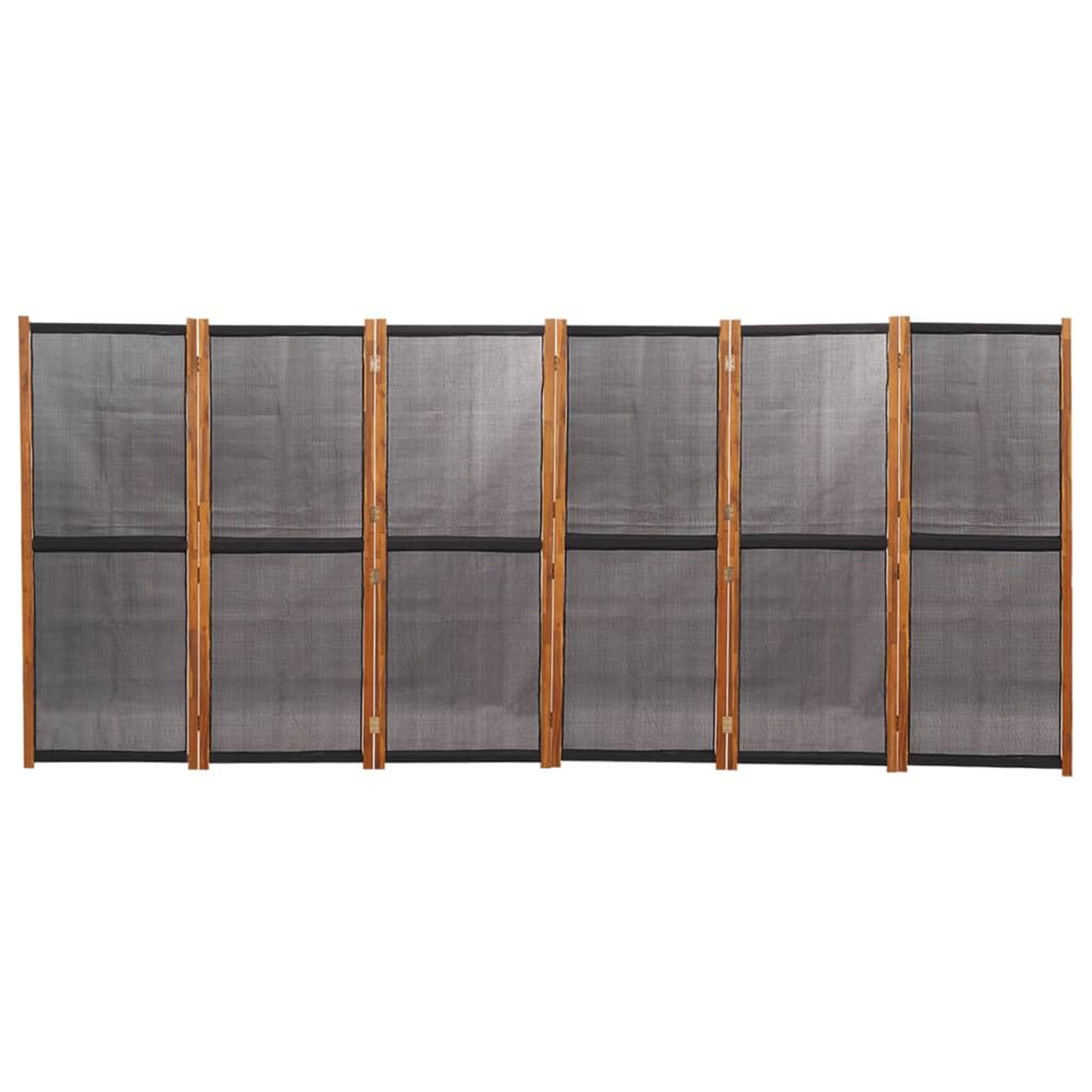 Voir la diapositive 4 : VIDAXL Cloison de separation 6 panneaux Noir 420x180 cm