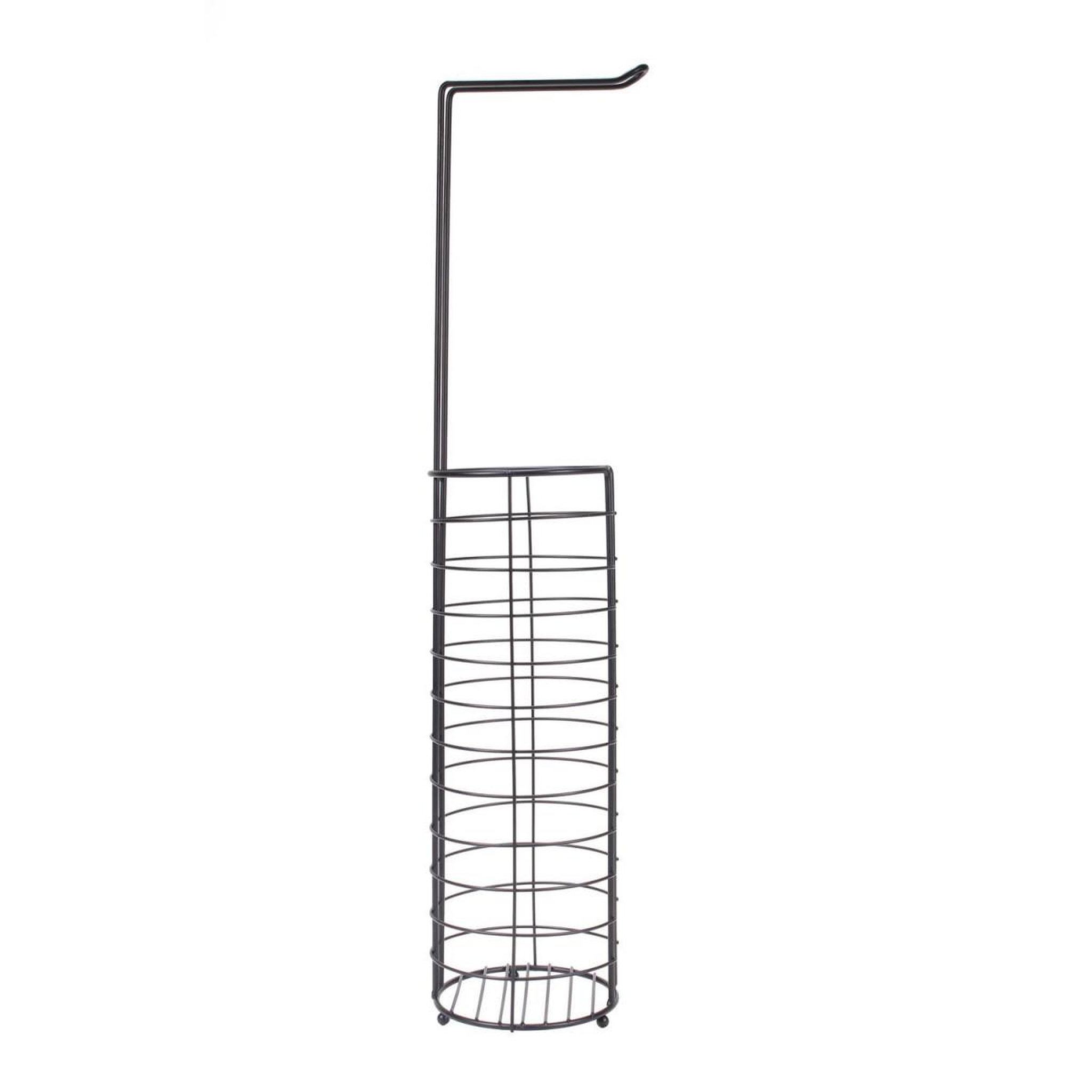 Voir la diapositive 3 : Je cherche une idee Porte papier wc en métal  rouleaux  60cm noir