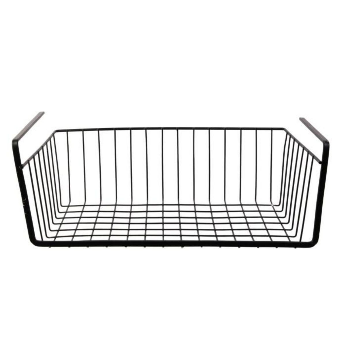 Paris Prix Panier de Rangement Suspendu  Filaire  40cm Noir