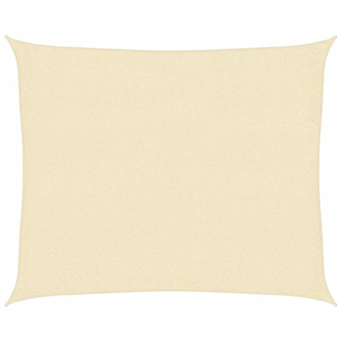VIDAXL Voile d'ombrage 160 g/m^2 Creme 2,5x3 m PEHD