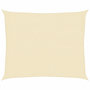 Voir la diapositive 2 : VIDAXL Voile d'ombrage 160 g/m^2 Creme 2,5x3 m PEHD