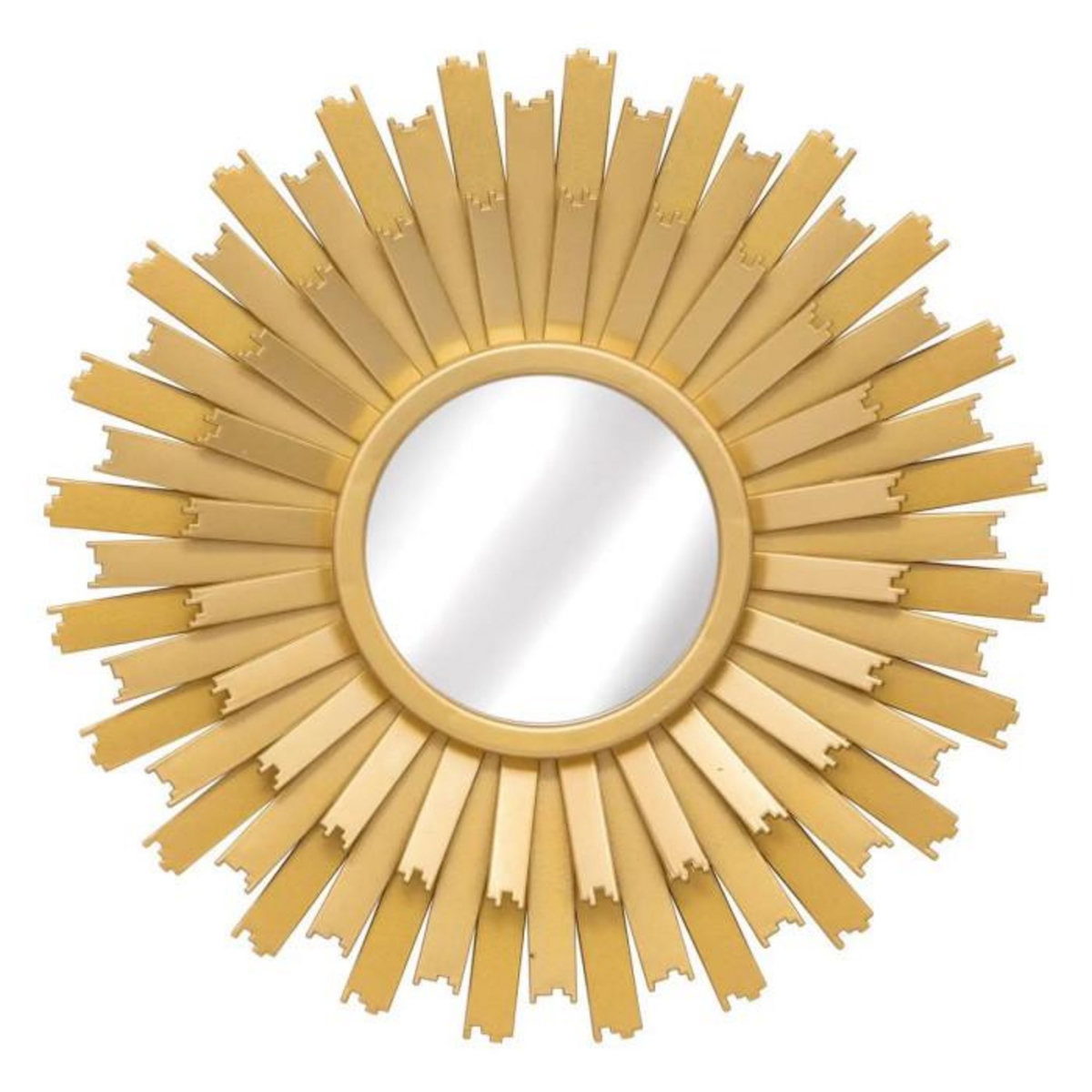 ATMOSPHERA Lot de 3 Miroirs Muraux  Amed  25cm Or