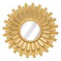 Voir la diapositive 3 : ATMOSPHERA Lot de 3 Miroirs Muraux  Amed  25cm Or