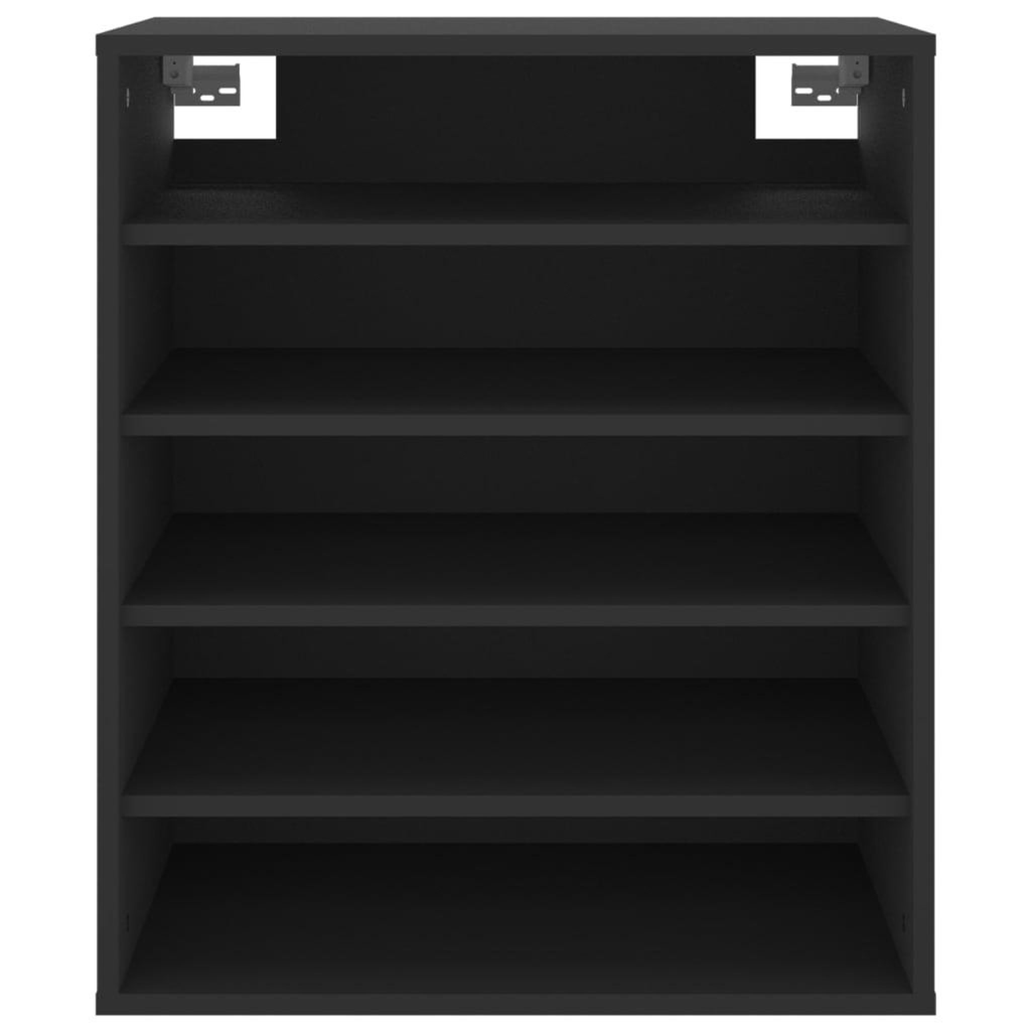 Voir la diapositive 5 : VIDAXL Armoire a chaussures Noir 60x35x70 cm Bois d'ingenierie