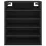 Voir la diapositive 5 : VIDAXL Armoire a chaussures Noir 60x35x70 cm Bois d'ingenierie