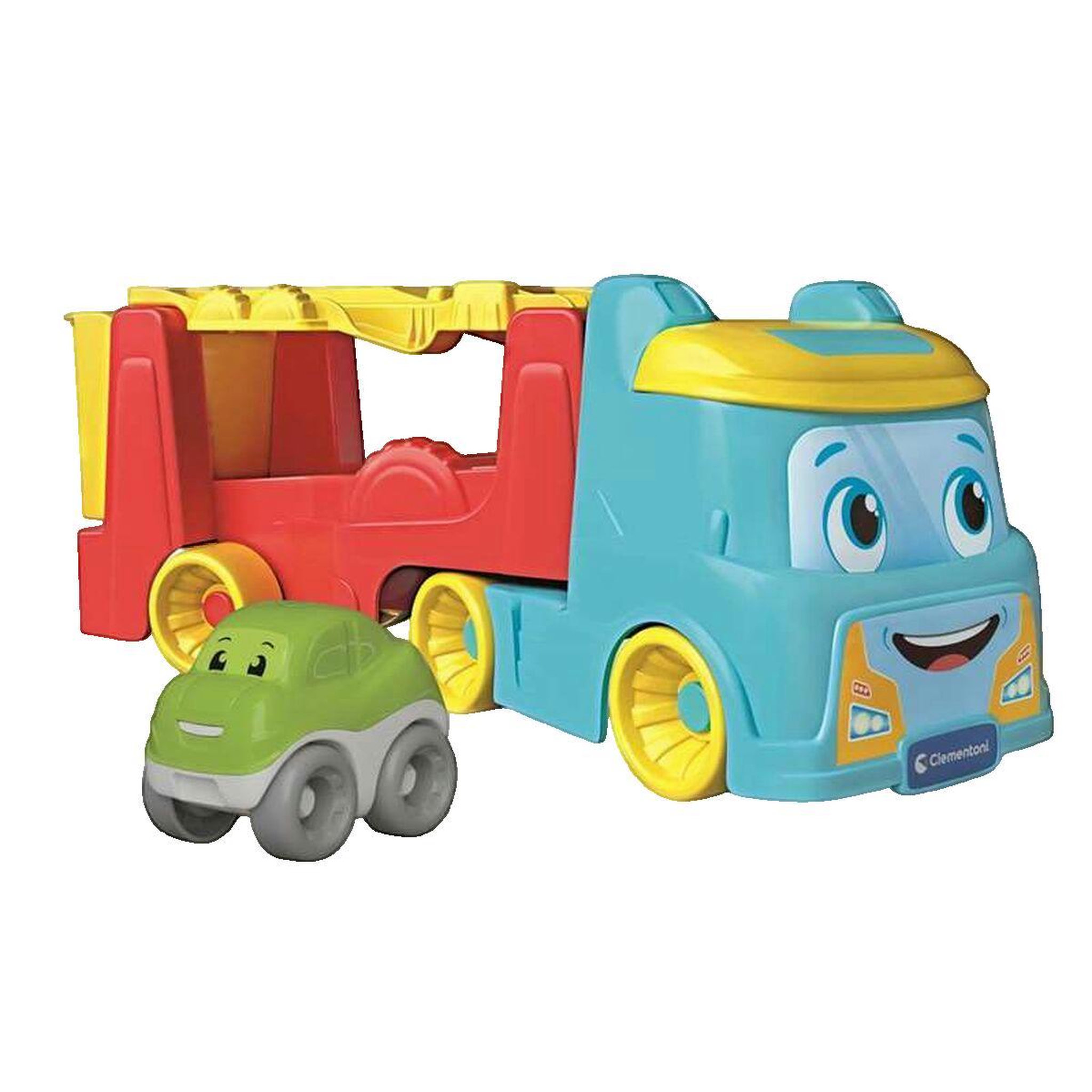 CLEMENTONI Véhicule culbuto Clementoni camion multi-fonction en plastique recyclé