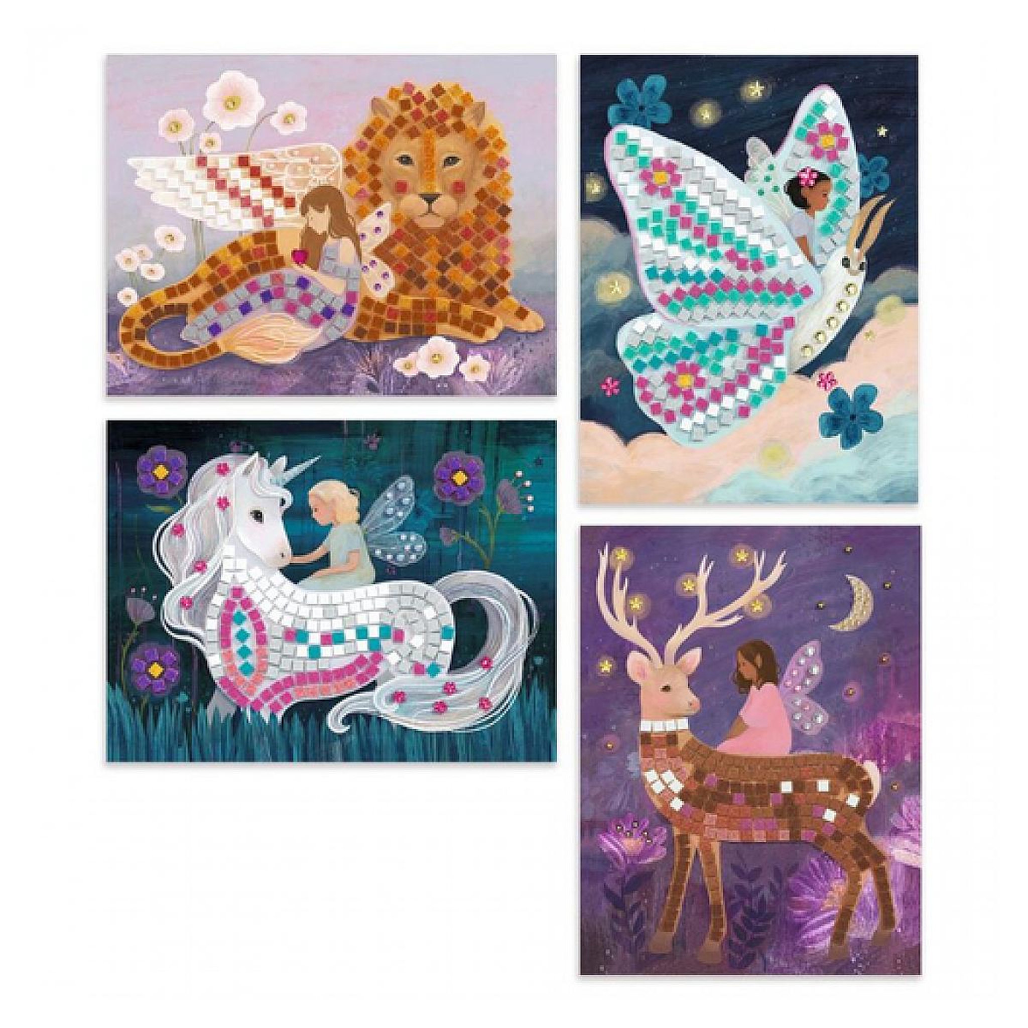 Voir la diapositive 4 : Djeco Kit de Mozaique Le monde enchante