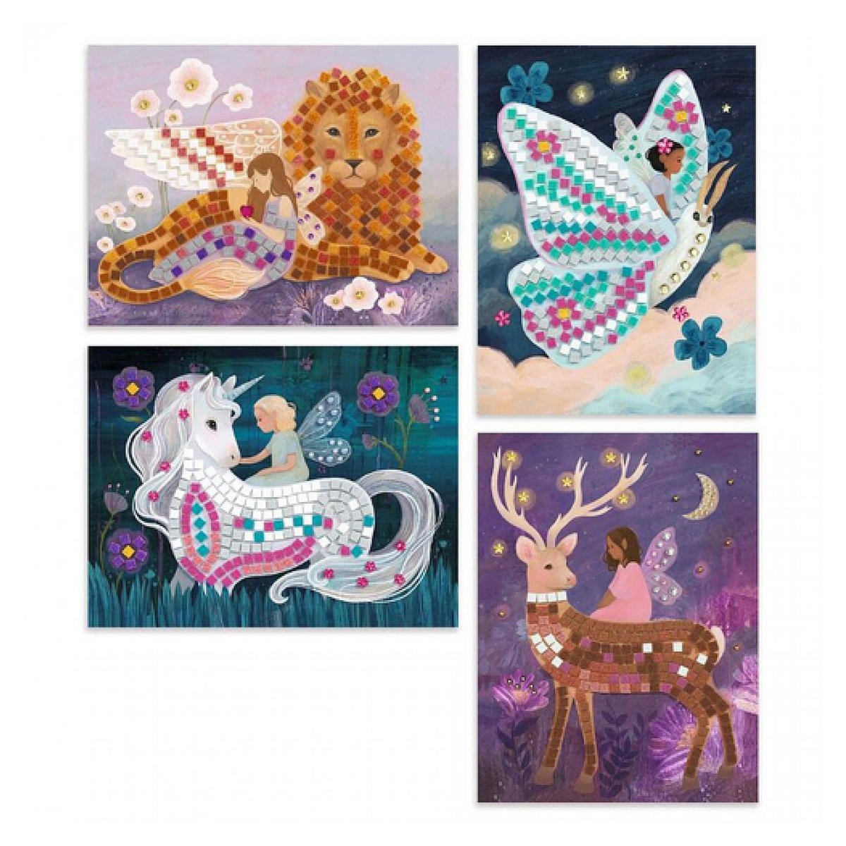 Djeco Kit de Mozaique Le monde enchante