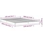 Voir la diapositive 6 : VIDAXL Cadre de lit sans matelas blanc 135x190 cm bois de pin massif