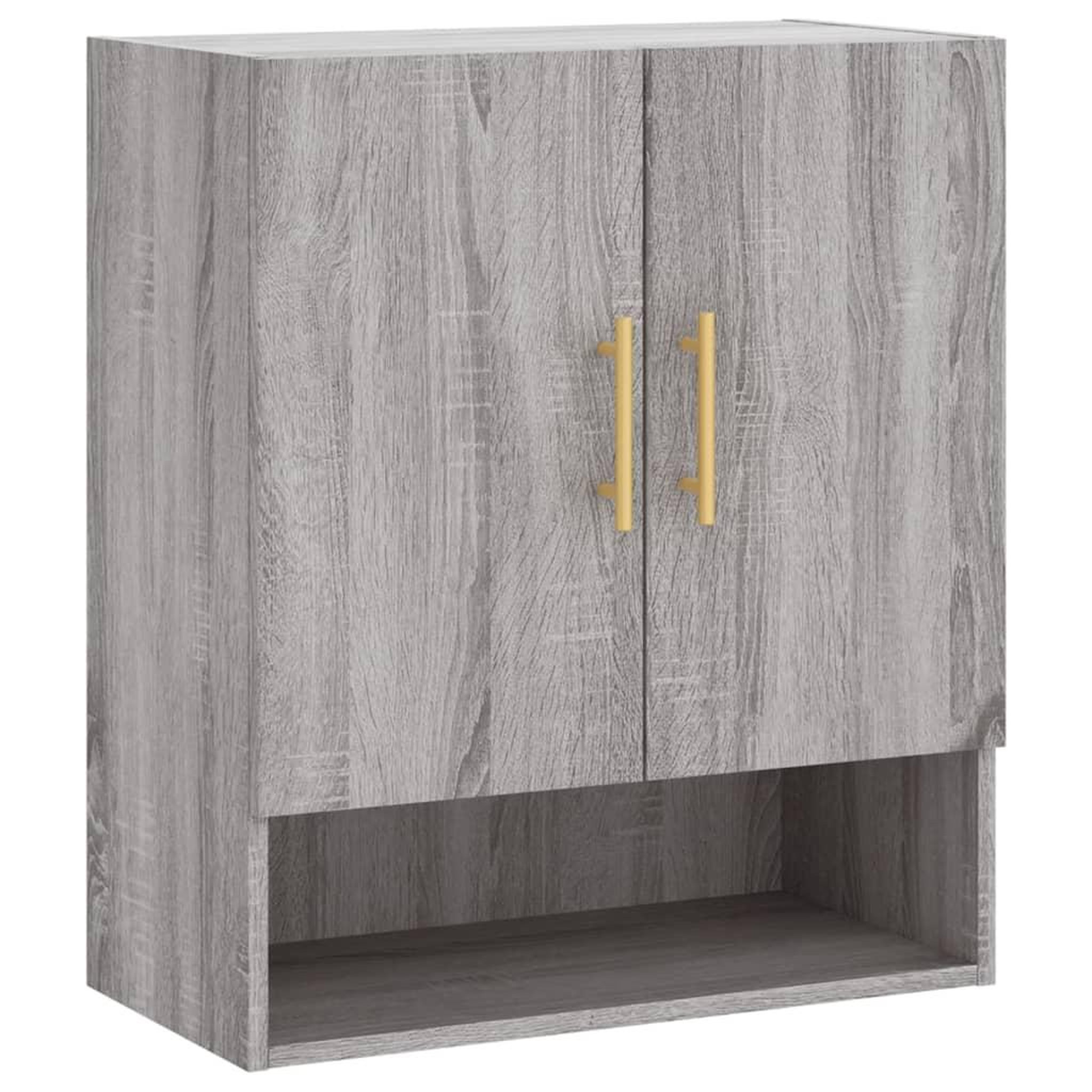 Voir la diapositive 2 : VIDAXL Armoire murale sonoma gris 60x31x70 cm bois d'ingenierie