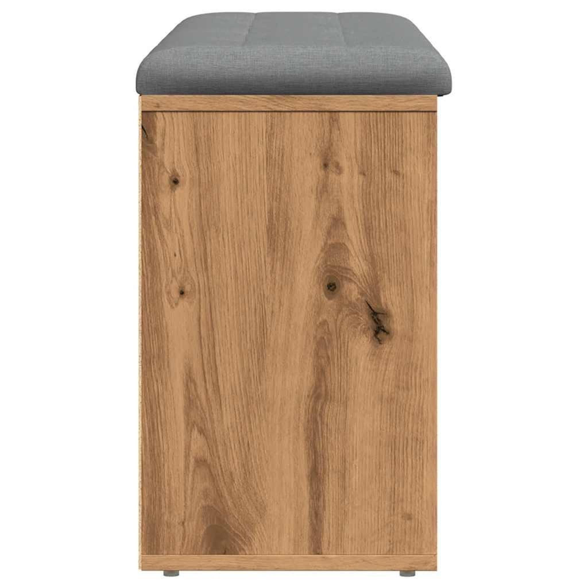 Voir la diapositive 5 : VIDAXL Banc a chaussures chene artisanal 102x32x50cm bois d'ingenierie
