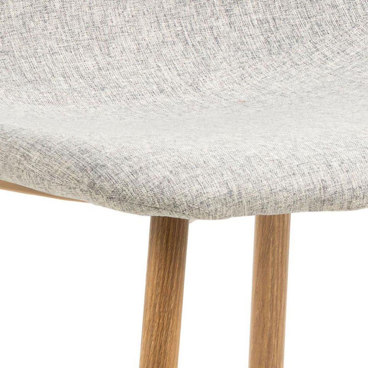 TOILINUX Lot de 4 chaises de salle à manger CLELIA