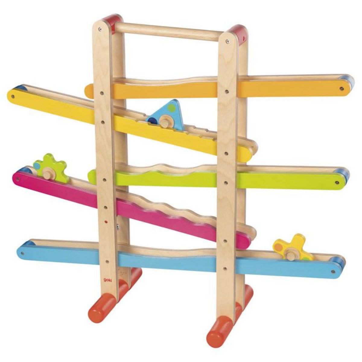 Goki GOKI Wooden Marble Track with Figures