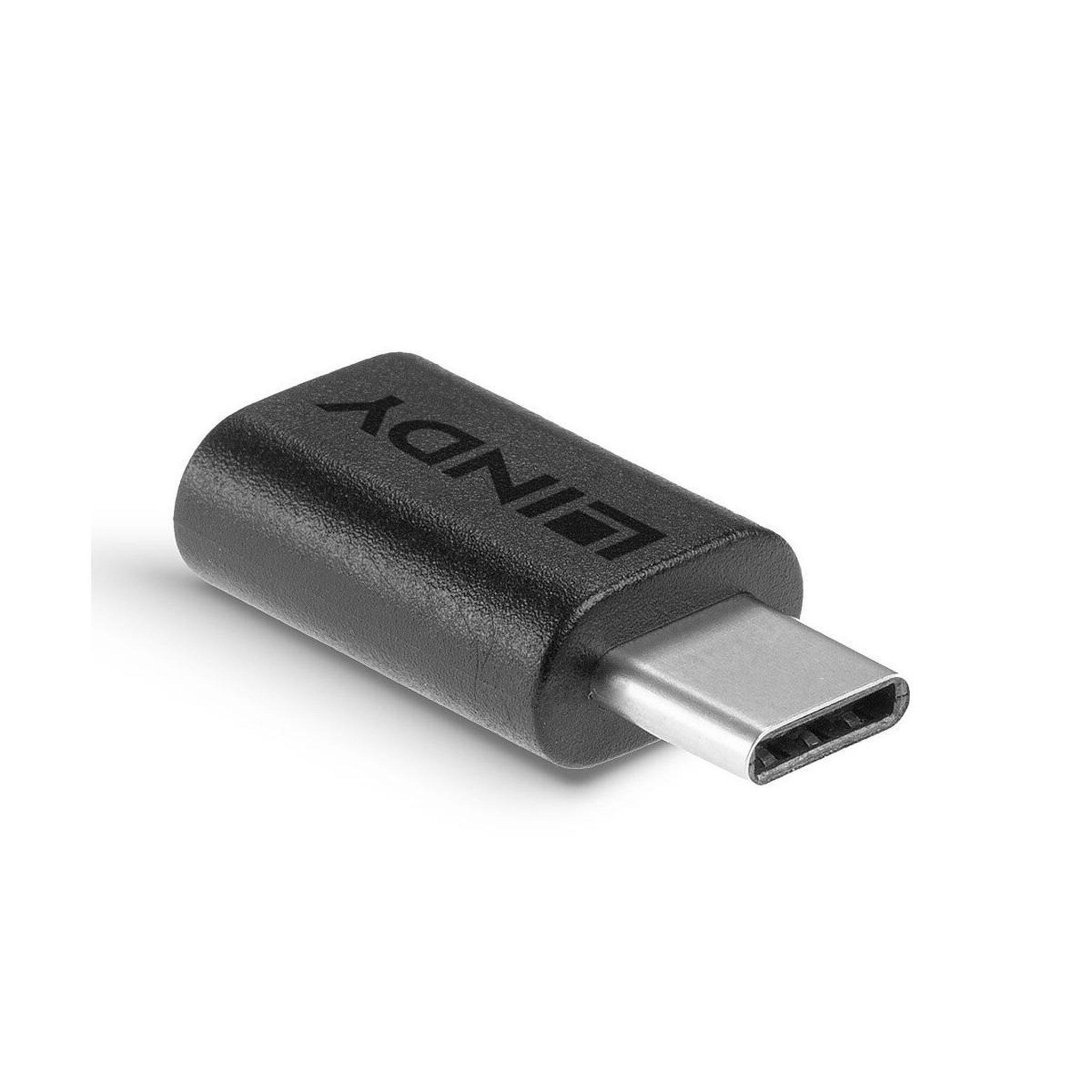 Voir la diapositive 3 : LINDY Lindy 41896 changeur de genre de câble USB-C Micro-B Noir