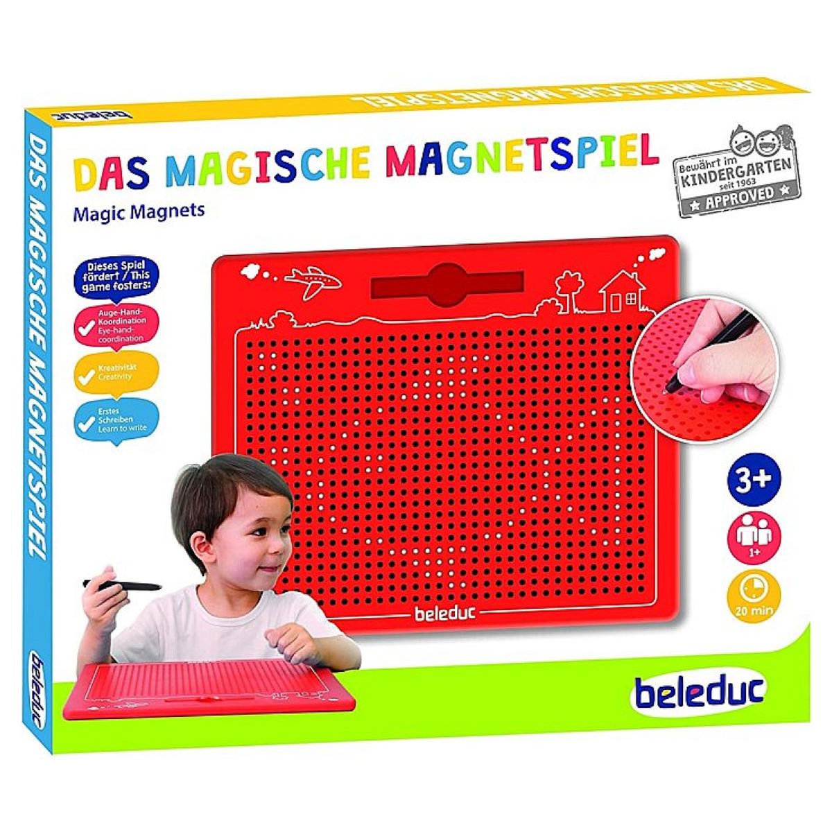 Hape Tablette a dessins magnetique - rouge