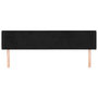 Voir la diapositive 3 : VIDAXL Tete de lit avec oreilles Noir 203x16x78/88 cm Velours