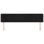 Voir la diapositive 3 : VIDAXL Tete de lit avec oreilles Noir 203x16x78/88 cm Velours