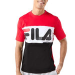 FILA T shirt /Noir Homme Fila Flat Matte. Coloris disponibles : Rouge