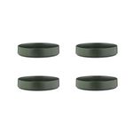 BJORN Assiette creuse SCANDI Ø21,5cm - 4 pièces - Olive