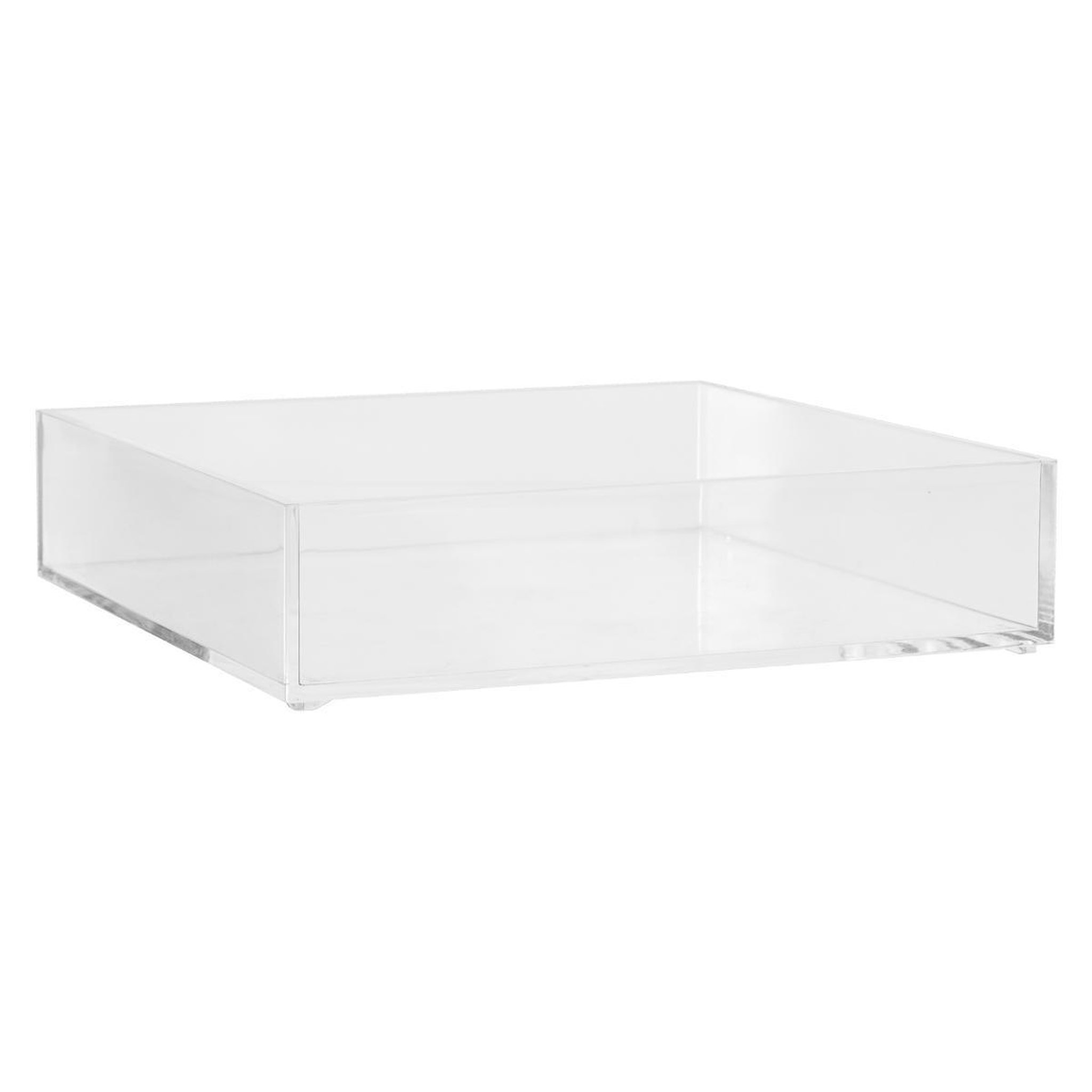 FIVE Plateau de rangement carré  selena  20cm transparent