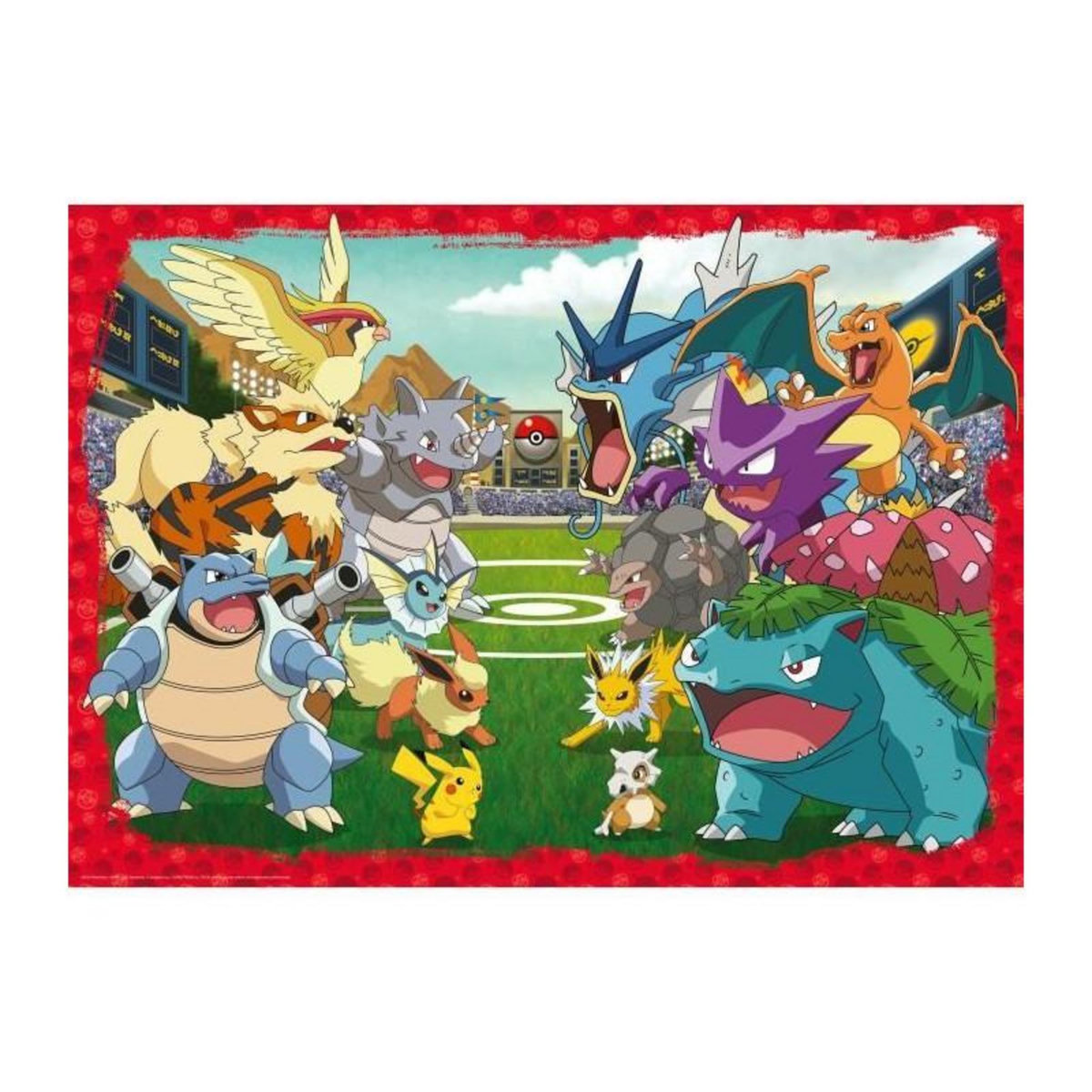 RAVENSBURGER Ravensburger-Puzzle 1000 pieces-L'affrontement des Pokémon-Adultes & enfants dés 14 ans-Puzzle de qualité supérieure-1200062