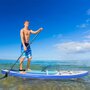 HOMCOM Stand up paddle gonflable surf planche de paddle pour adulte dim. 305L x 75l x 15H cm nombreux accessoires fournis PVC