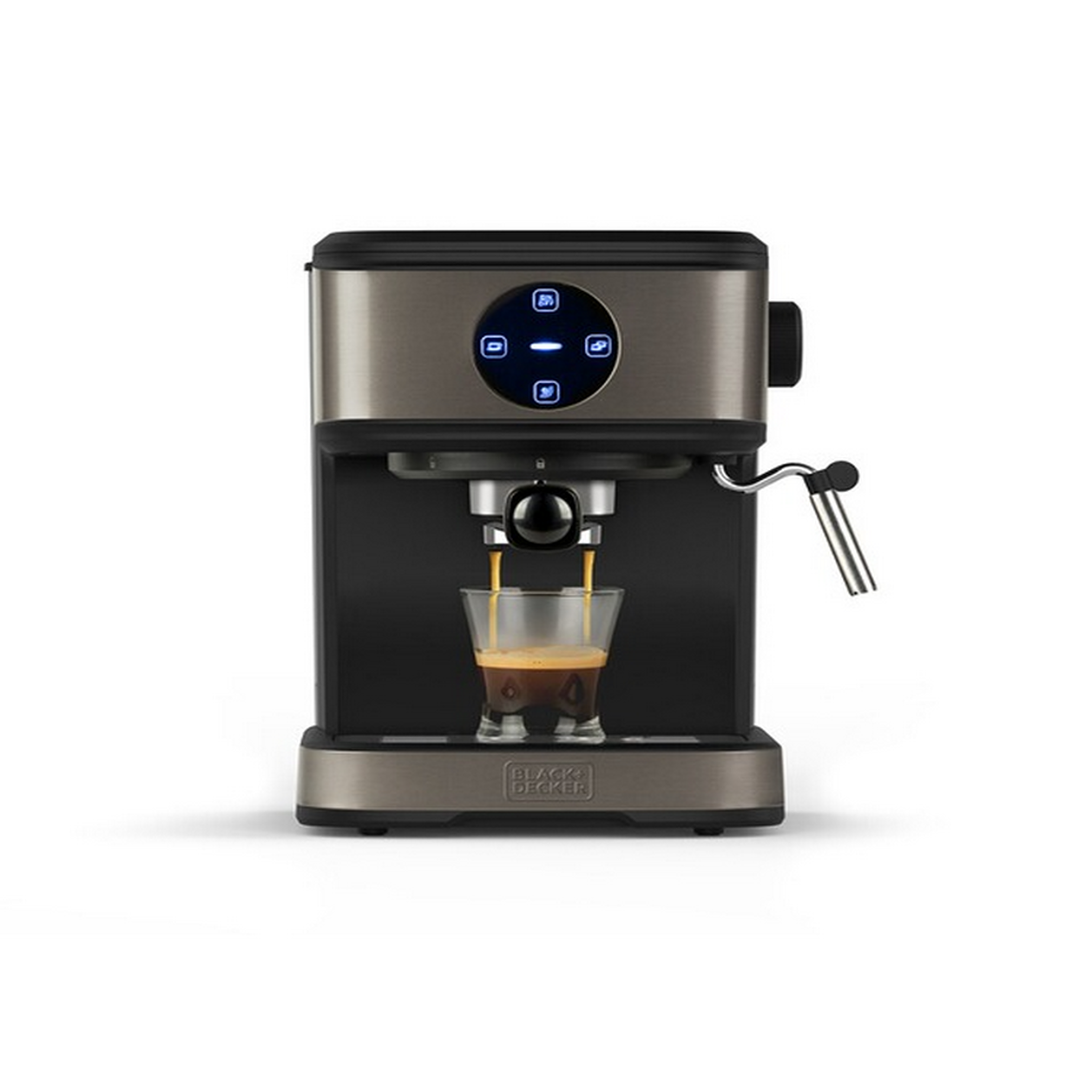 Black et Decker Machine à expresso 20 bars inox bronze - BXCO850E