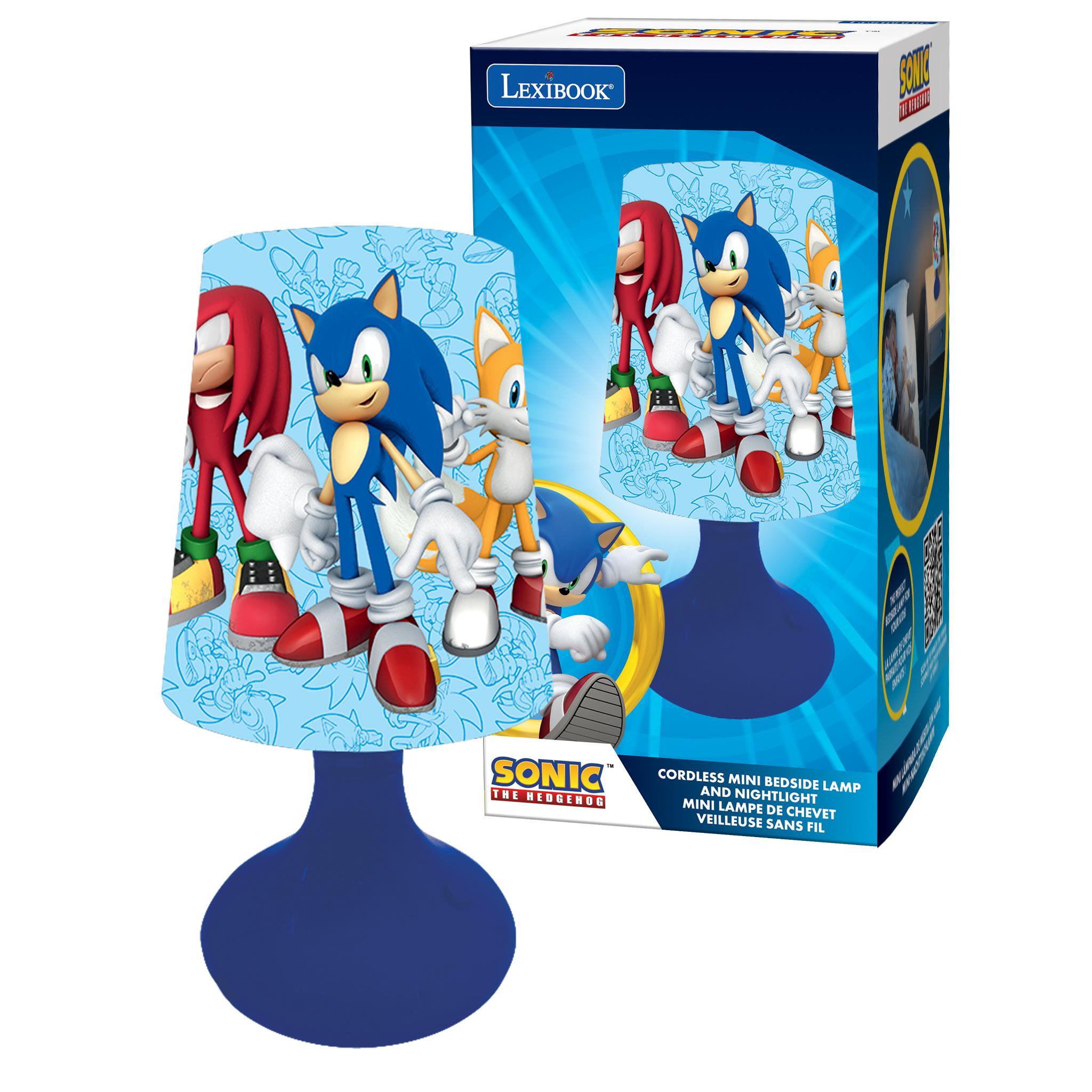 Lexibook Mini lampe de chevet veilleuse sans fil Sonic