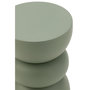 Voir la diapositive 2 : Paris Prix Table d'Appoint Design en Métal  Lise  43cm Vert
