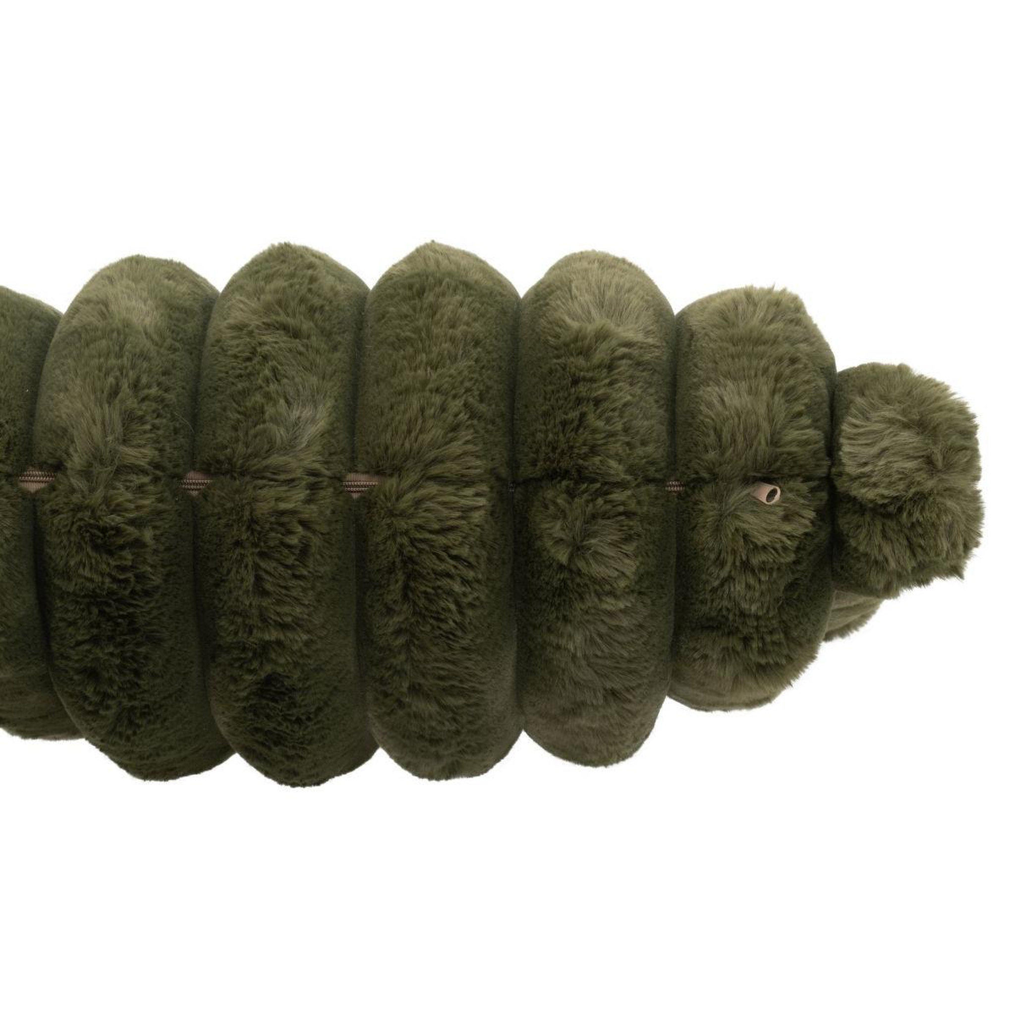 Voir la diapositive 2 : J-LINE Coussin déco  corduroy  45x45cm vert foncé