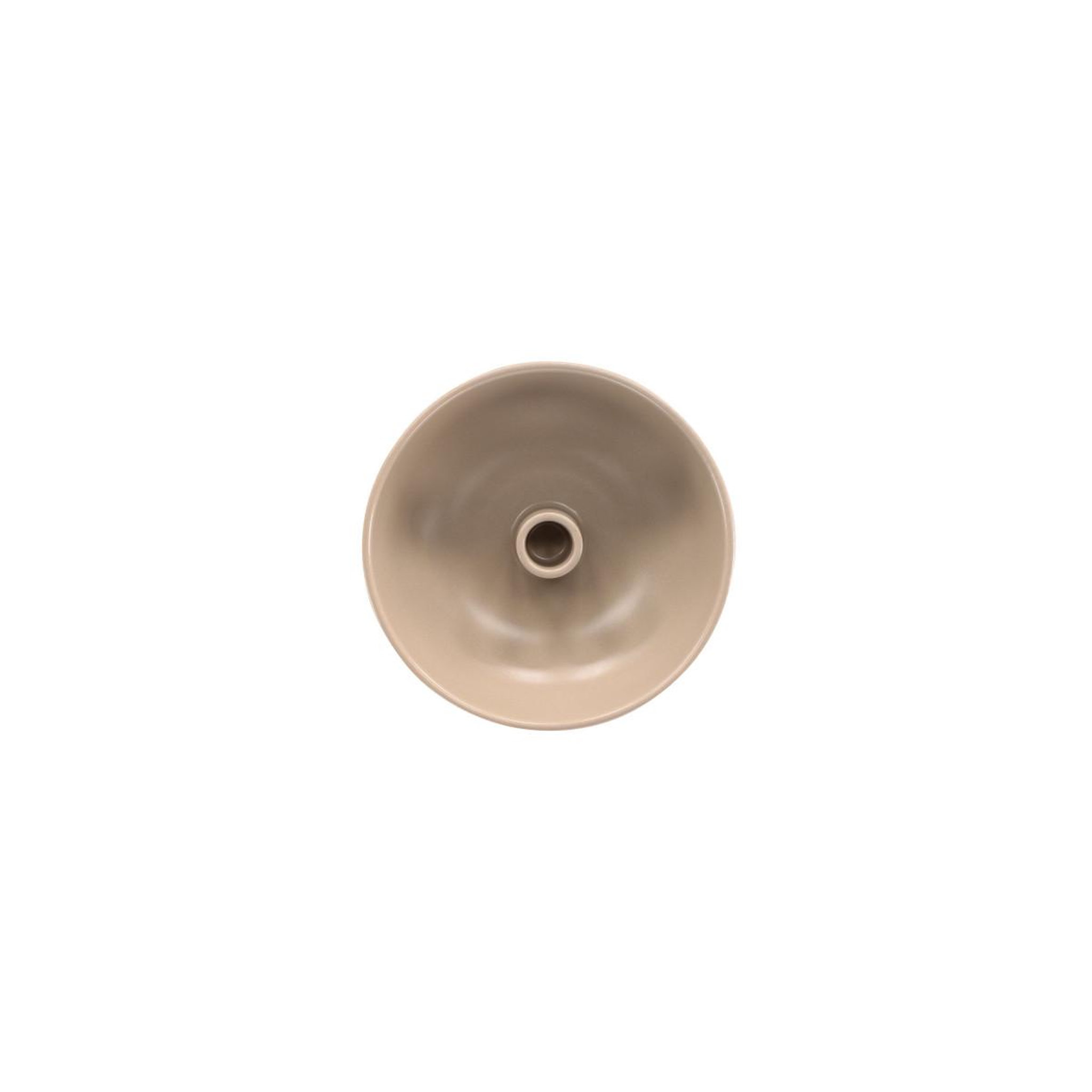 Voir la diapositive 2 : Paris Prix Bougeoir design en céramique  posh  18cm beige