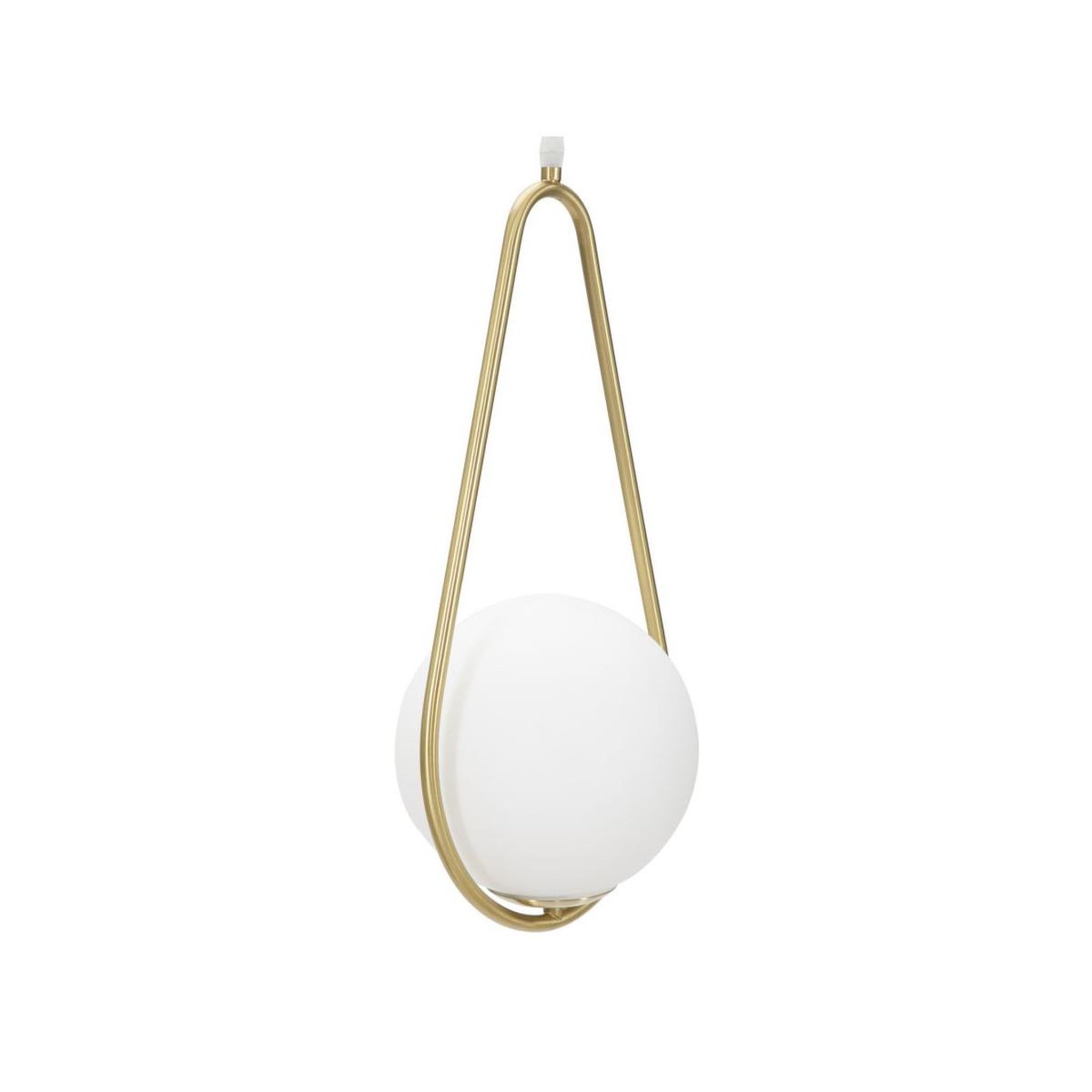 Voir la diapositive 5 : Paris Prix Lampe suspension sphère  glamy drop  46cm blanc & or