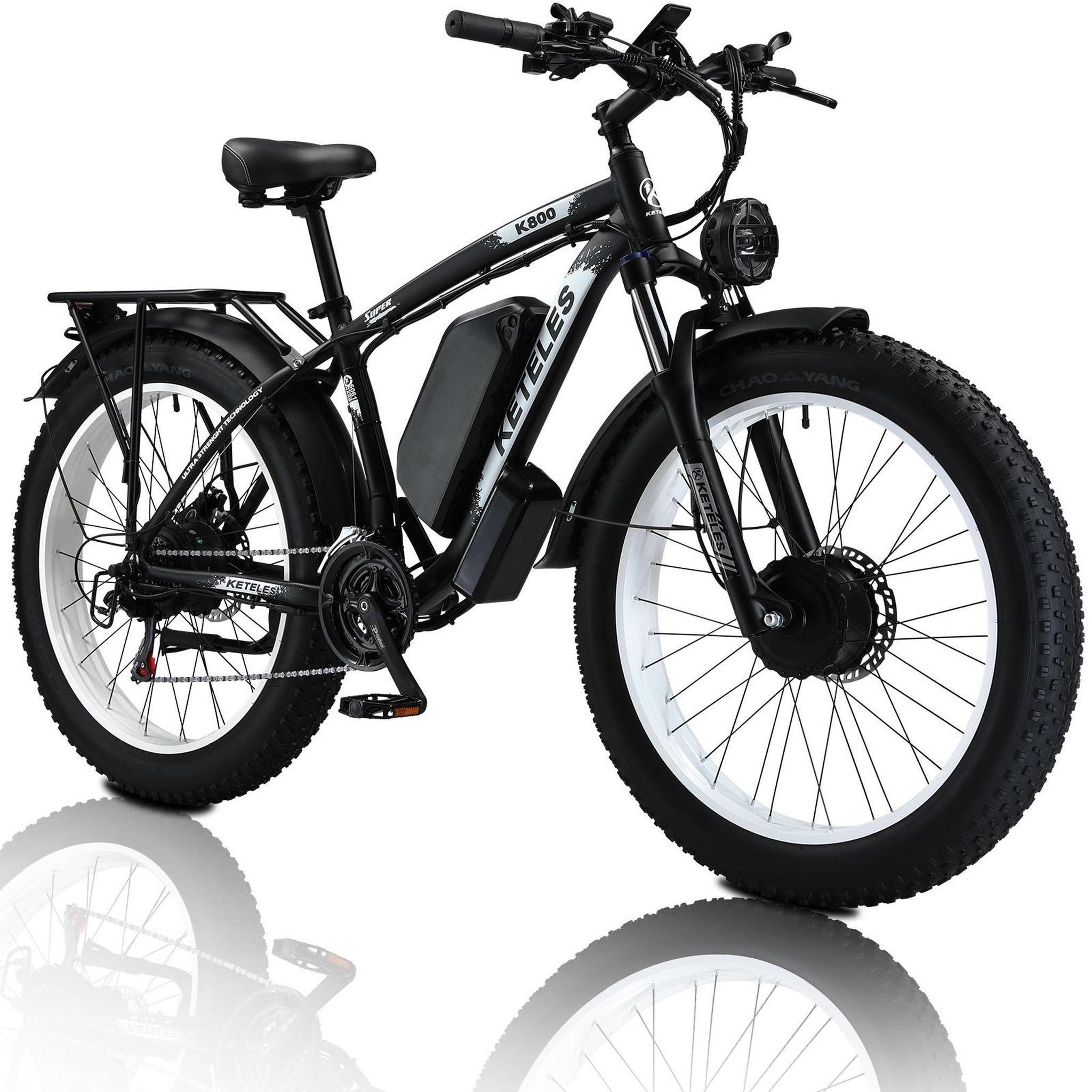 Voir la diapositive 2 : KETELES Vtt électrique keteles k800 à double moteur