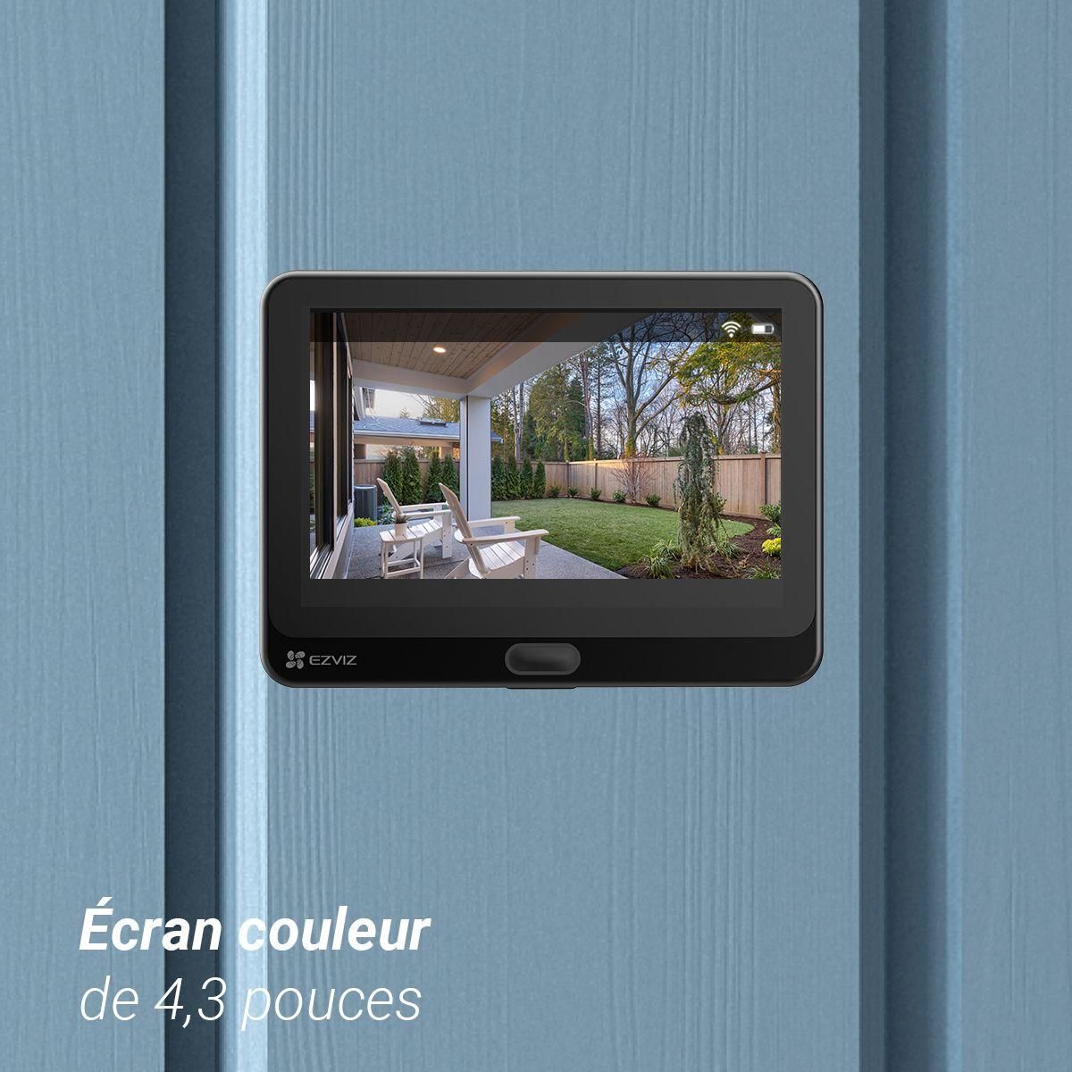 EZVIZ Judas connecté HP4 - 1080P / écran 4.3 pouces