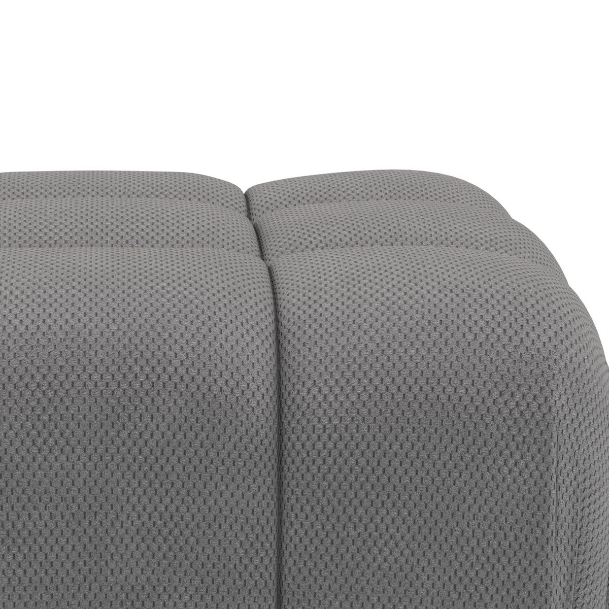 LISA DESIGN Ruby - pouf en velours texturé