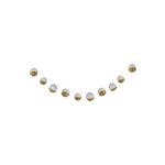 Atmosphera Kids Guirlande Lumineuse  Boule  178cm Blanc & Or