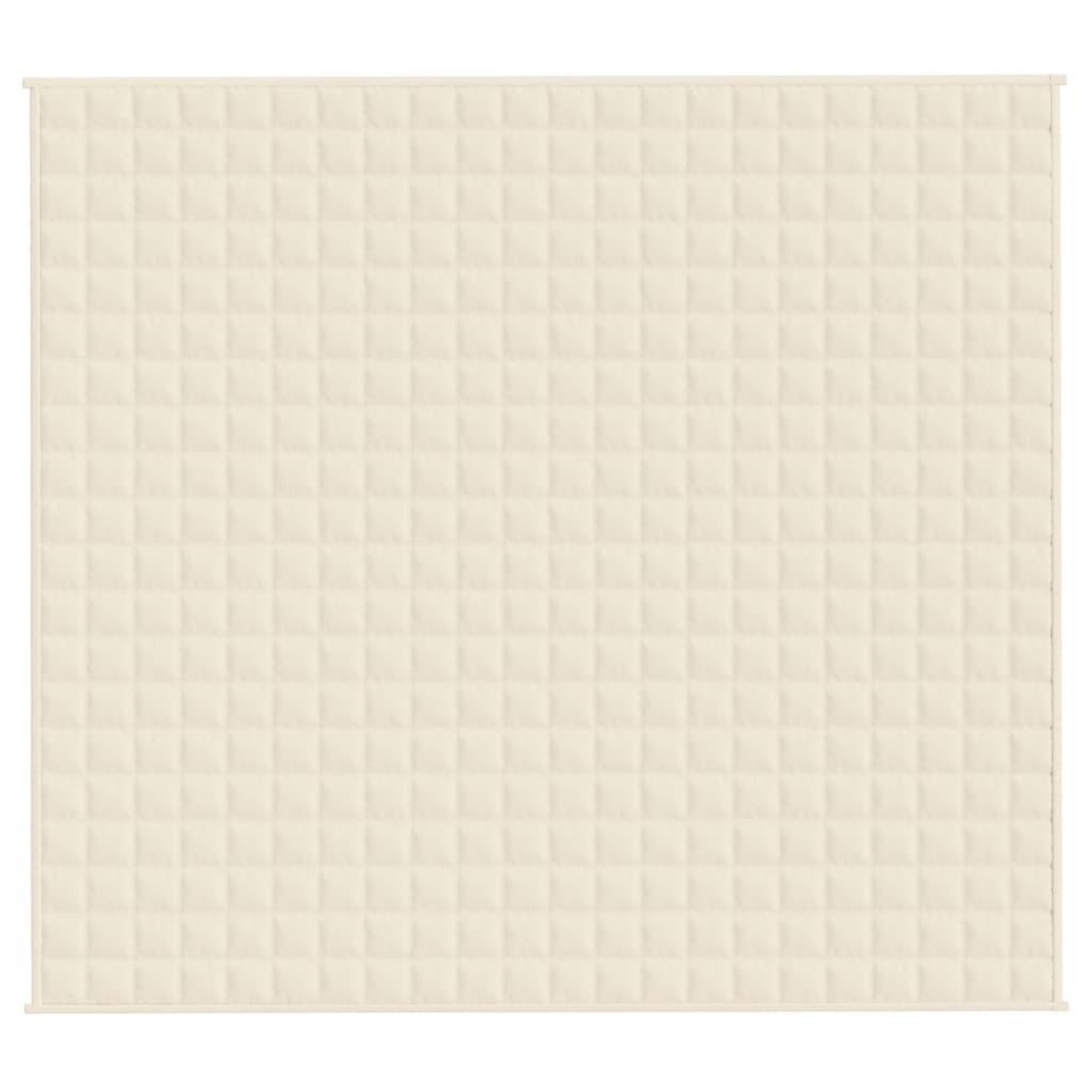 Voir la diapositive 3 : VIDAXL Couverture lestee Creme clair 200x225 cm 13 kg Tissu
