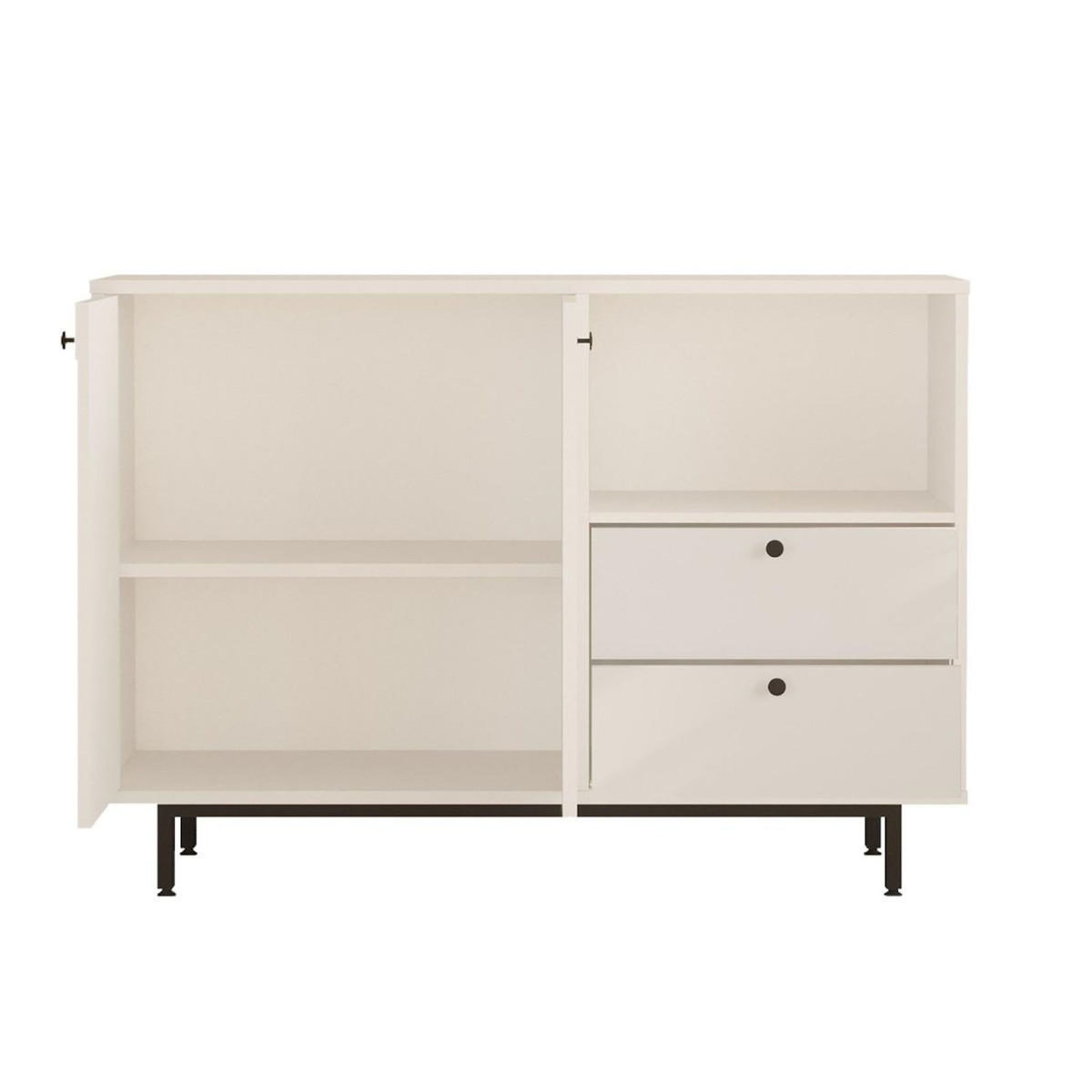 Paris Prix Buffet de Cuisine Bas  Kieth  120cm Blanc