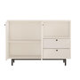 Voir la diapositive 2 : Paris Prix Buffet de Cuisine Bas  Kieth  120cm Blanc