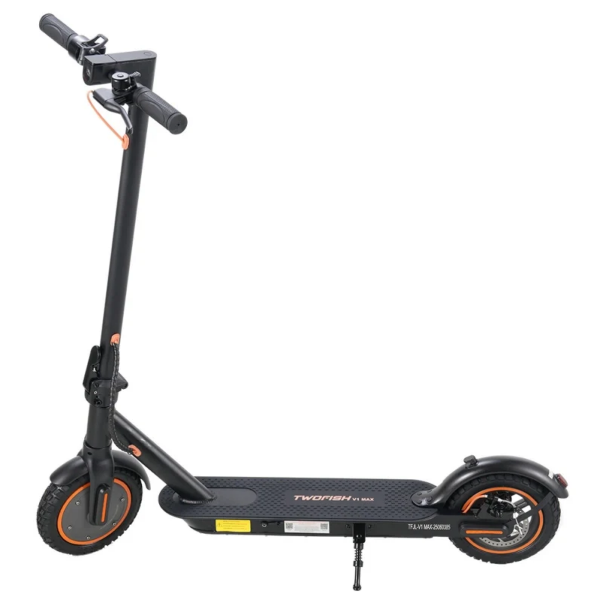 Voir la diapositive 2 : TWOFISH Trottinette électrique TWOFISH V1 MAX, 10 pouces, pliable, noire